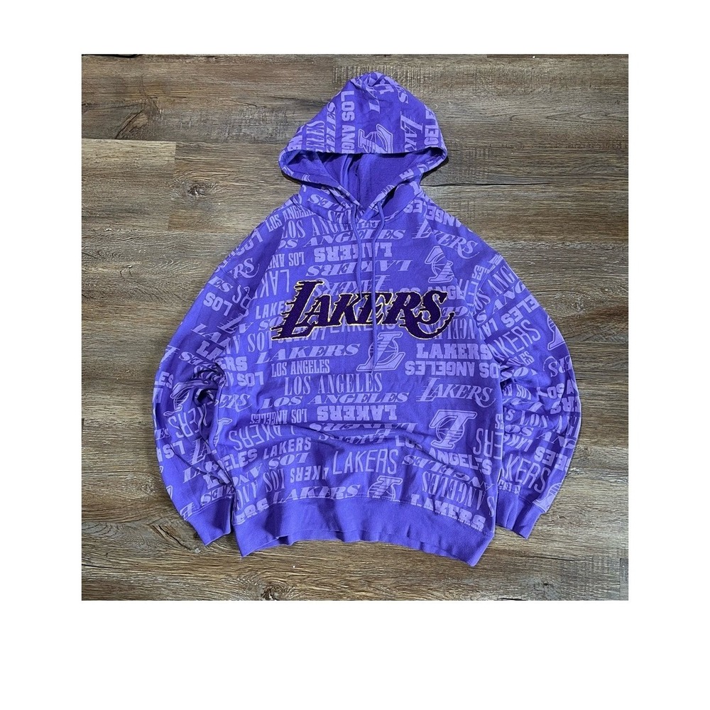 Los Angeles Lakers Purple AOP NBA Hoodie
